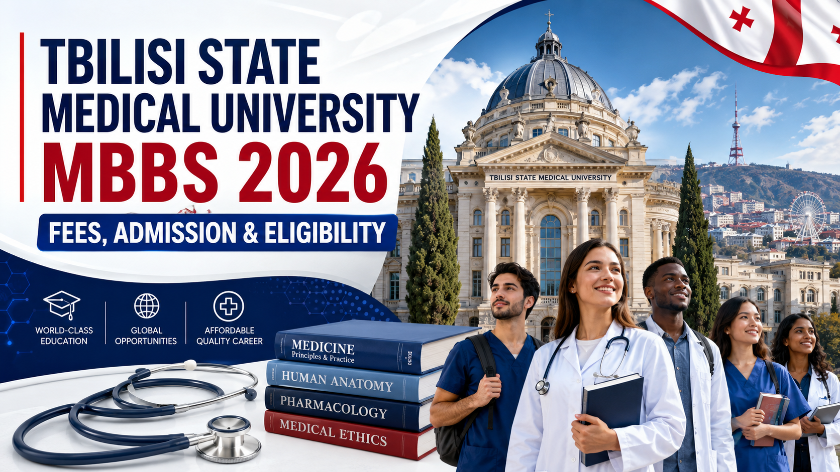 MBBS in Georgia 2026-27: Low Fees Fees, Top Medical Universities & Admission